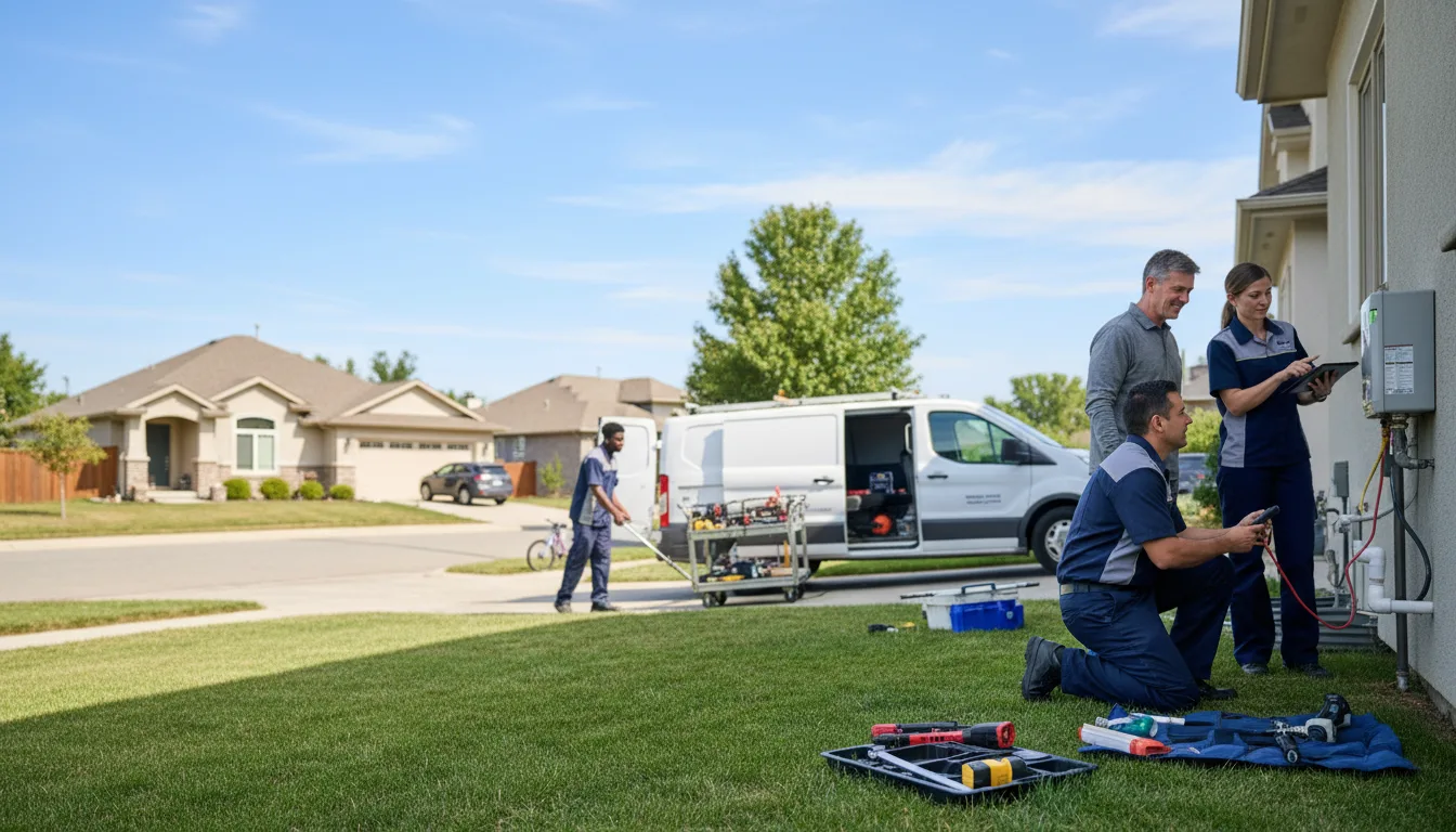Professional Outdoor Tankless Water Heater Installation in Linch, WY